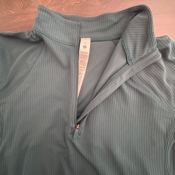 lululemon It's Rulu Ribbed Cropped Half Zip - Picture 13 of 15